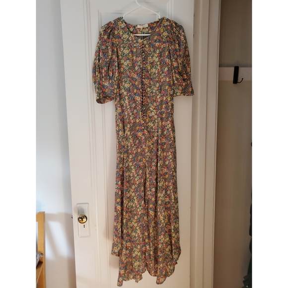 Doen Laurel dress Green Valley Floral small silk - Picture 3 of 5